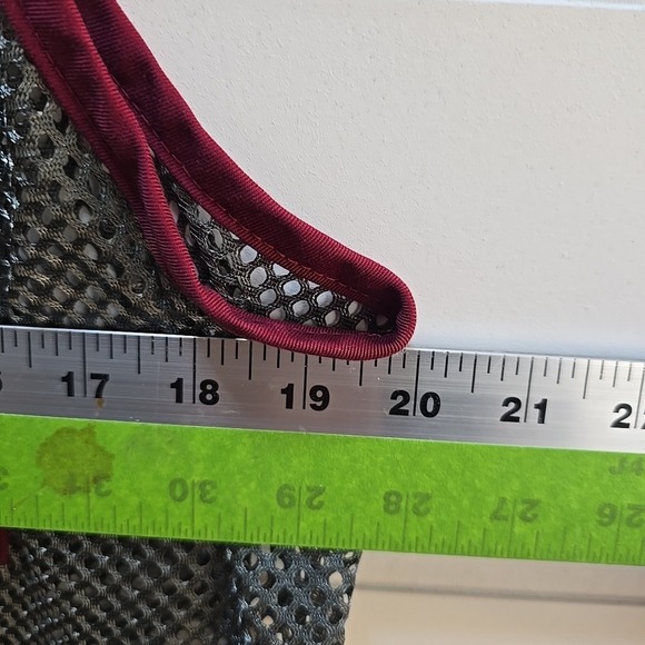 Browning Shooting Vest Mens L Maroon Red Black Right Shoulder Used - Picture 7 of 7